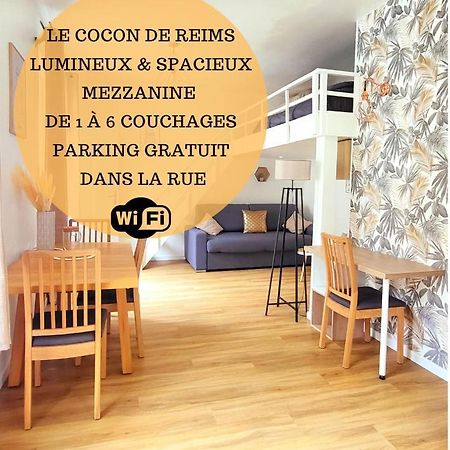 Le Cocon De Reims /Wifi/Commerce /Av De Paris Exteriör bild