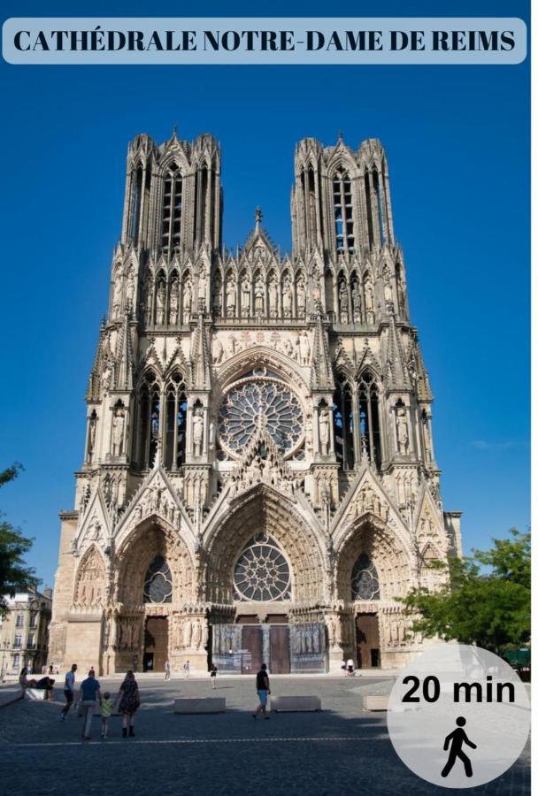 Le Cocon De Reims /Wifi/Commerce /Av De Paris Exteriör bild