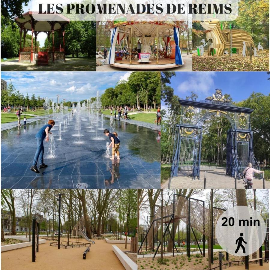 Le Cocon De Reims /Wifi/Commerce /Av De Paris Exteriör bild